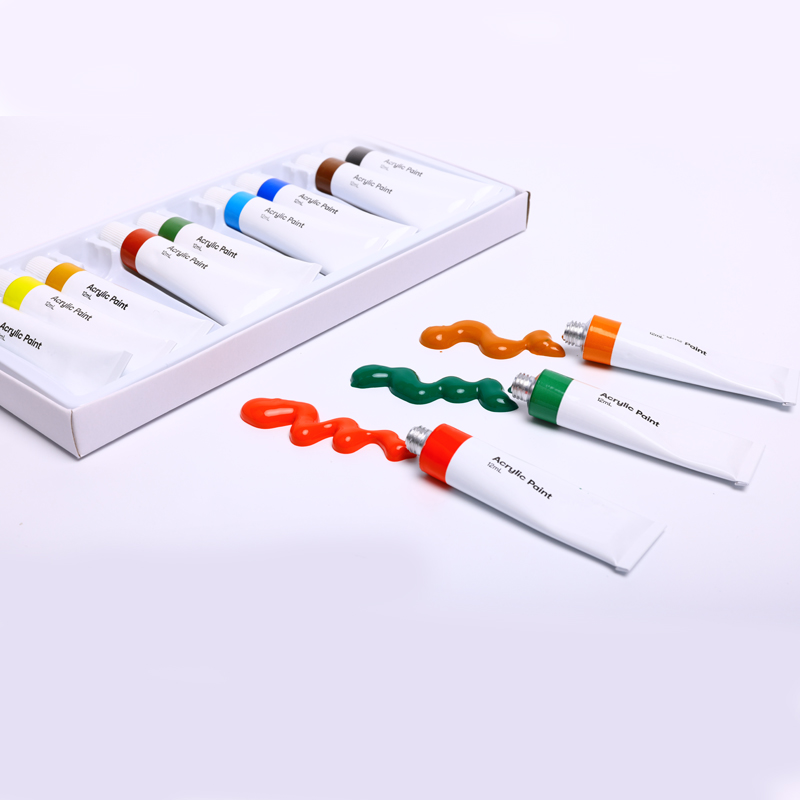 Нетоксичные 12 мл акриловых красок в холсте