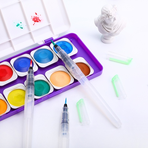 Многоразовая акварельная кисть, герметичная водяная щетка для рисования