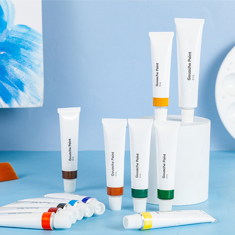Профессиональный тюбик с гуашью на водной основе для холста и бумаги